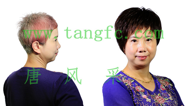 白發(fā)變墨效果圖 白發(fā)變墨效果圖