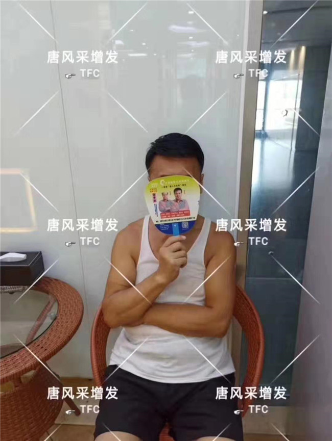 中老年人假發(fā)專賣店 唐風采客戶案例增發(fā)后