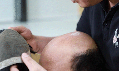 唐風(fēng)采男士假發(fā)