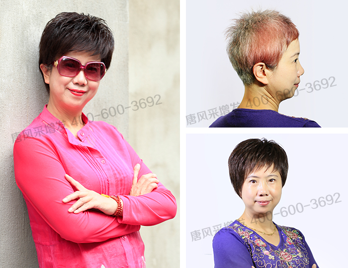 秋季老年女士假發(fā) \